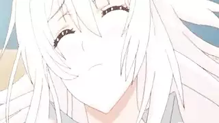 حوريات الأنيمي تأخذه بقوة: شرج خشن وقذف داخلي